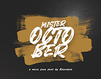 Mister October font free for commercial used