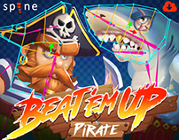 Pirate Beat'em Up - Spine 2D Animation Unity Assets