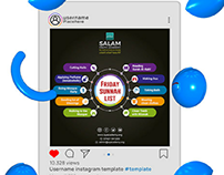 ramadan kareem social media post template design