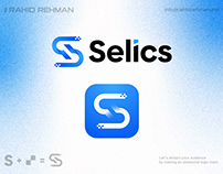 Selics - Letter S + Tech Logo .