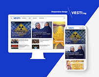 Vesti.bg - News Website UI / UX Concept