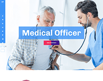 Medical officer website design