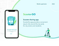 E-Scooter Sharing App & Admin Panel - UI/UX & Prototype