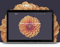 HMDSA Digital Arts Workshop Agency Web UI Design