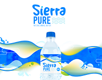 Sierra Pure - Water Bottle Packaging Design