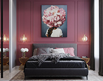 Bedroom "Pink & Gray"