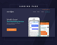 App landing page Design