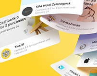Cashback cards for Tinkoff mobile app