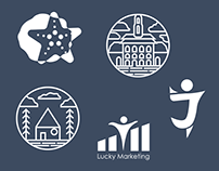 5 verschiedene Bildmarken / Logodesign