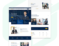 Anders Family Law Group Website UI Design