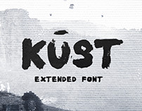 KUST - Extended Brush Font