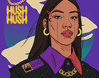 Hush Hush - Party Poster Series