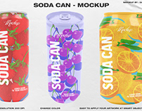 Soda Can - Mockup (1 free)