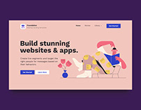Foundation — Startup Landing Page Website Template