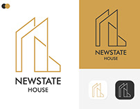 New state & Real Estate Logo Design.