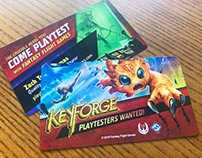KeyForge Playtest Business Card