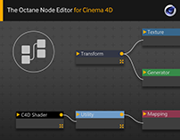 The Octane Node Editor for Cinema 4D