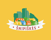 Visual identity for the neighbourhood: Šnipiškės
