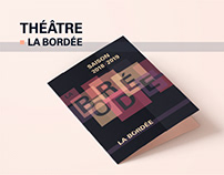 Brochure Théâtre La Bordée - Design d'édition