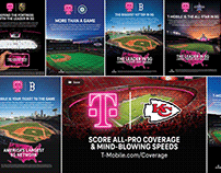 T-Mobile Pocket Ads - MLB / NFL / NHL (2020-2021)