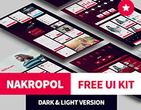 Nakropol - Free UI Kit (Web / Mobile)