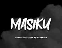 Masiku free font for commercial use