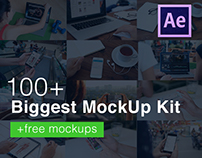 100+ MockUps for After Effects + Free Templates