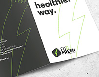 Fit & Fresh Restaurant - Menu Design