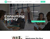 Consulting Agency - Website UI