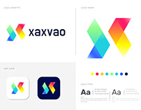 xaxvao X letter Logo Design