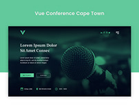 Conference landing page