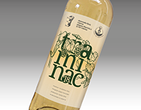 Traminac and Graševina Wine labels
