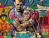 Muhammad Ali pop art portrait