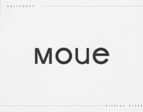 Moue - display typeface