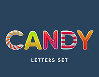 candy letters set