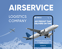 Corporate logistic company website | Redesign / UI