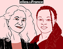 Illustrations "Elles de France"