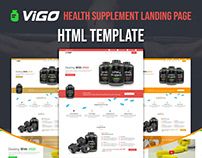 VIGO-Health Supplement Landing Page HTML Template