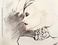 Fashion Sketch / Daphne Guinness