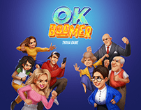 Ok Boomer: Branding and Design for Trivia Game
