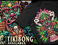TIKI BONG AVAILABLE DESIGN UP FOR SALE