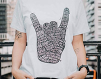 Lollapalooza 2019 - Lettering t-shirts