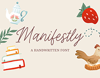 Manifestly - a Handwritten Font