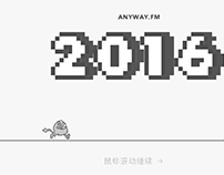 Anyway.FM Year-End Website for 2016