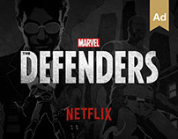 Netflix The Defenders - #HeroesAreAmongUs
