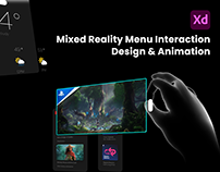 Mixed Reality Menu Interaction Design & Animation
