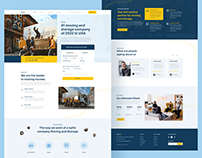 Moving Company Landing Page Design