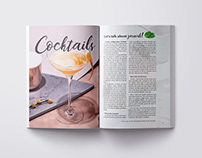 University task: Magazine design