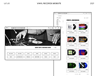 Vinyl shop website