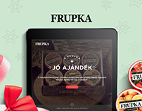 Frupka landing page